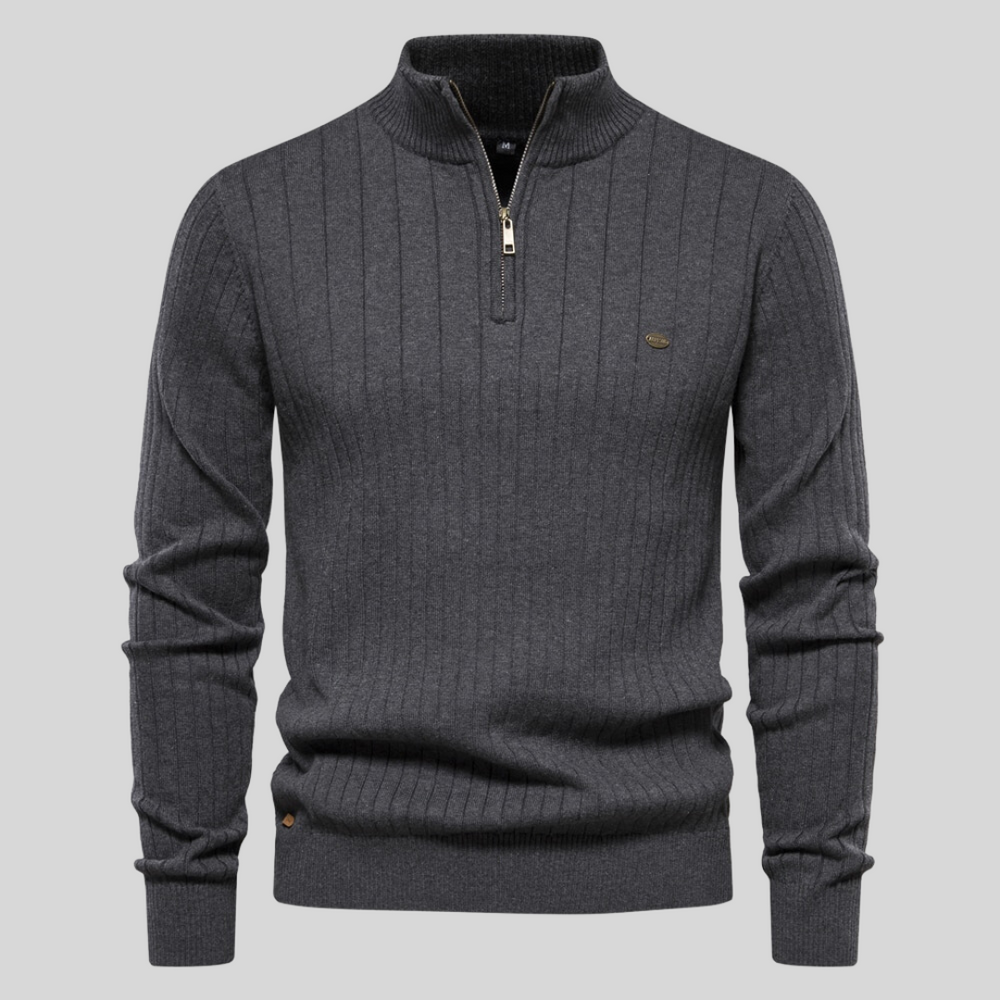 Daniel™ - Weicher und warmer Rippstrickpullover