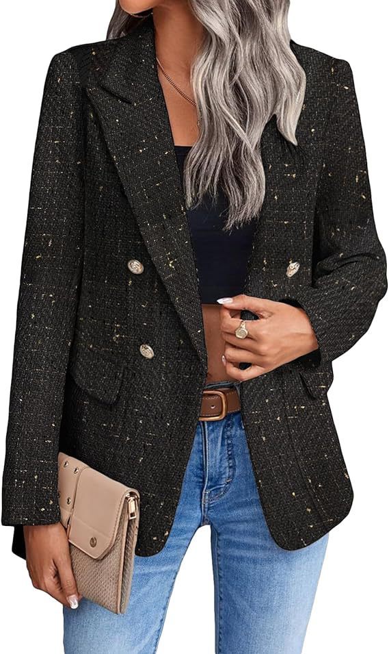 Tweed-Anzugsjacke für Frauen