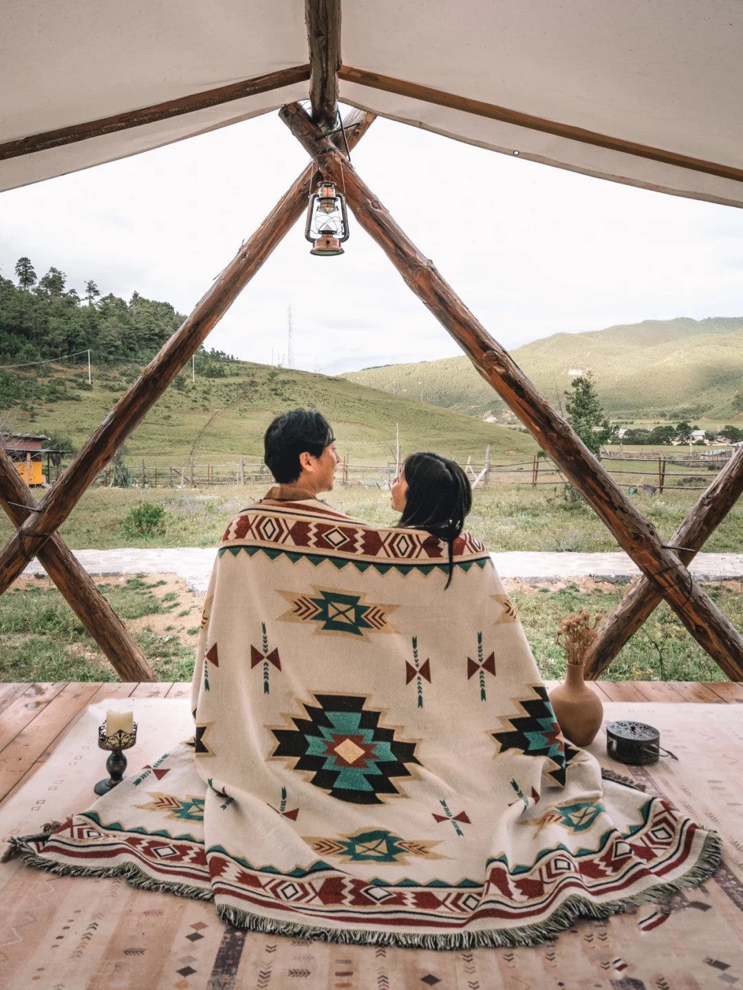 Picknick-Freizeit-Decke Stoff Boho Style