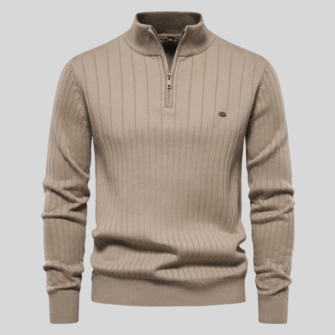 Daniel™ - Weicher und warmer Rippstrickpullover