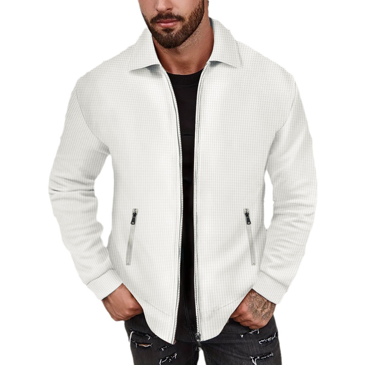 Revers Slim-fit Herren Jacke