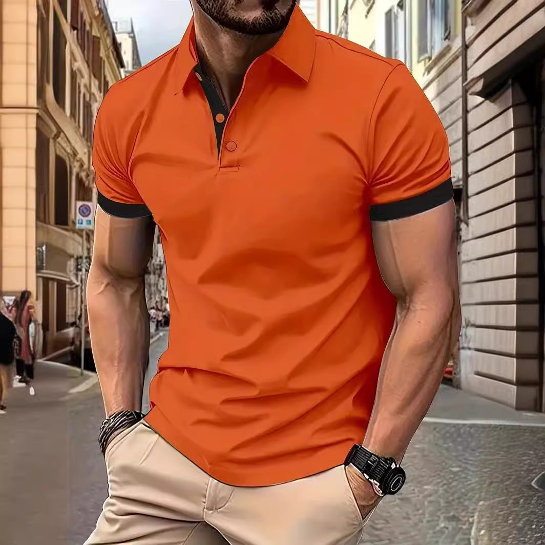 Männer Sommer Casual Polohemd