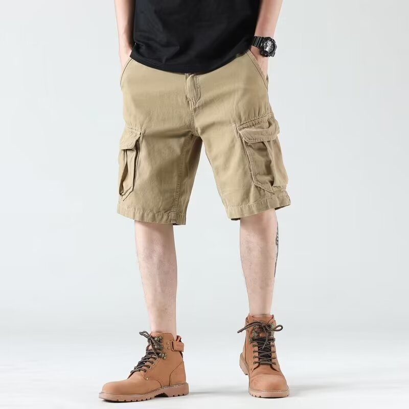 Männer schwere verschleißfeste Overalls Shorts