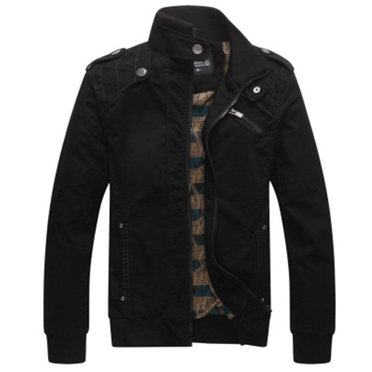 Gewaschene Slim Fit Jacke