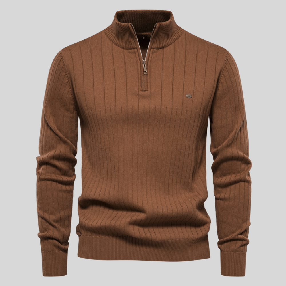 Daniel™ - Weicher und warmer Rippstrickpullover