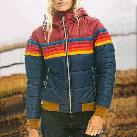 Tessa™ | Retro Parka mit Kunstfellkapuze für Damen