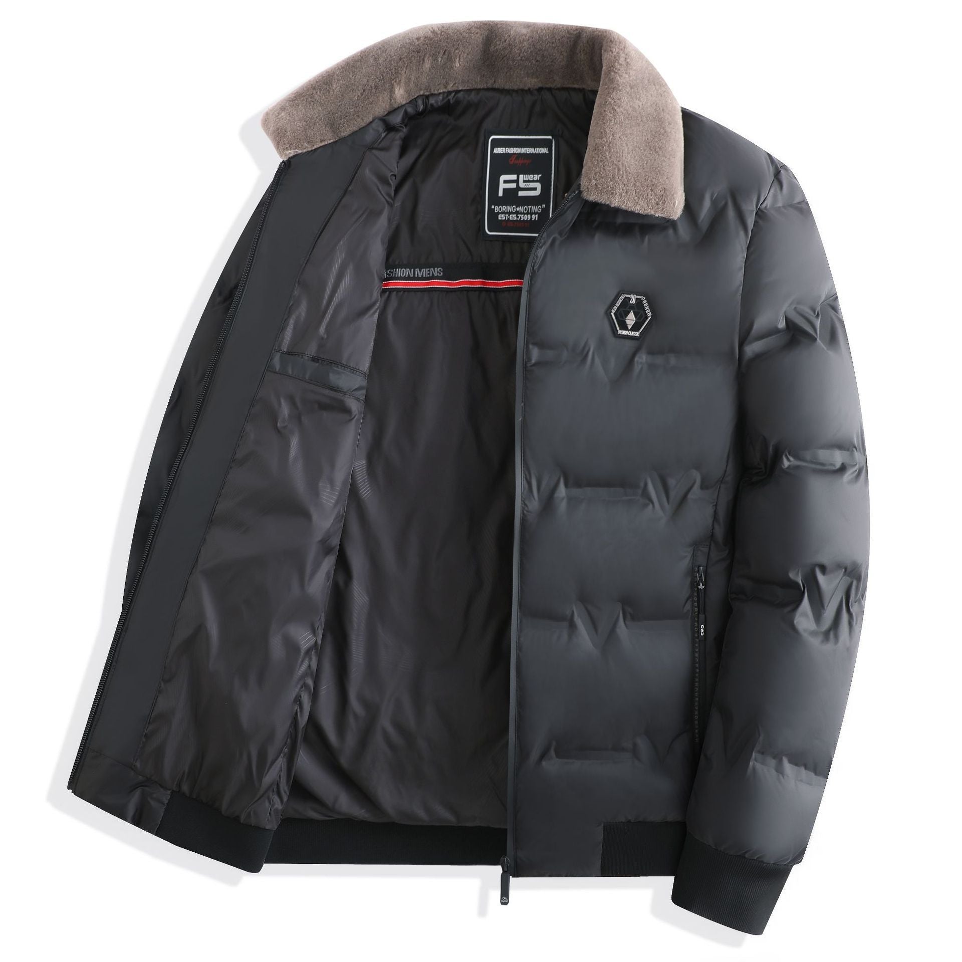 Winter herren warme Daunenjacke