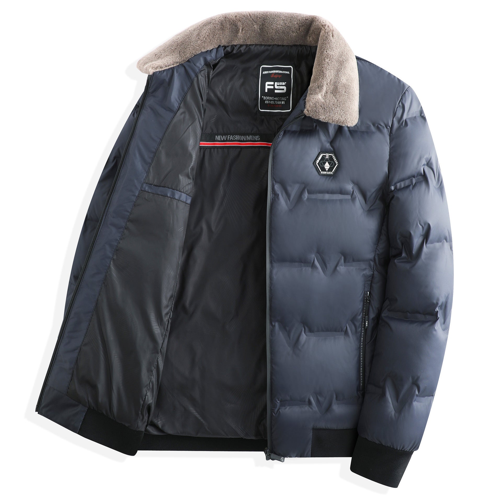 Winter herren warme Daunenjacke