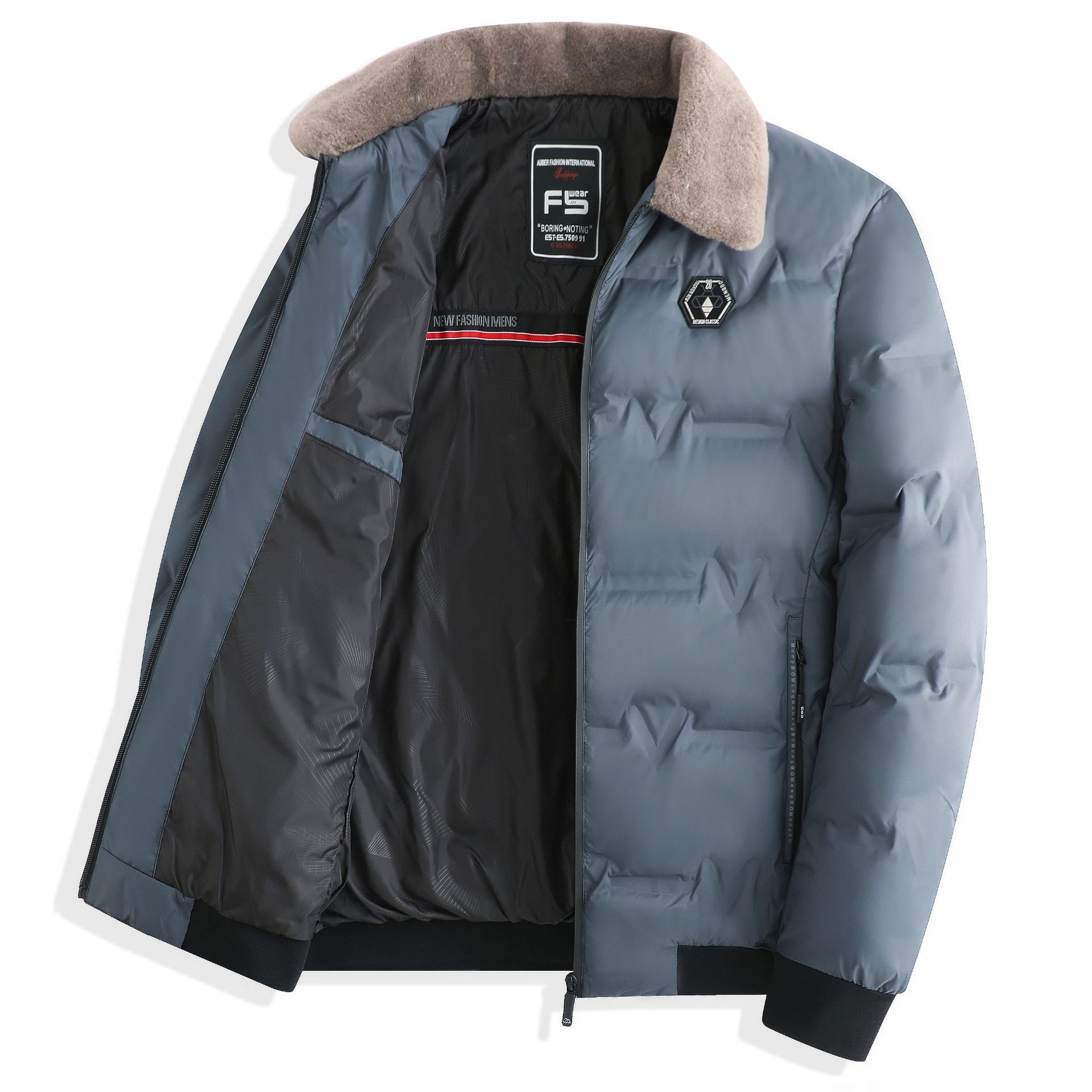 Winter herren warme Daunenjacke