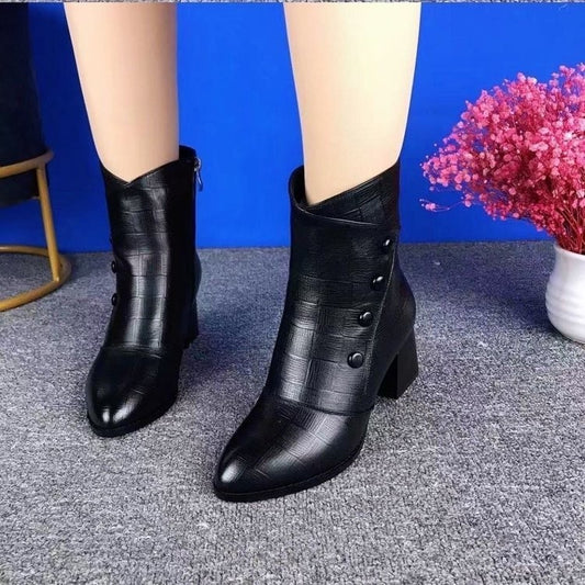 Frauen Zweireihige Martinstiefel