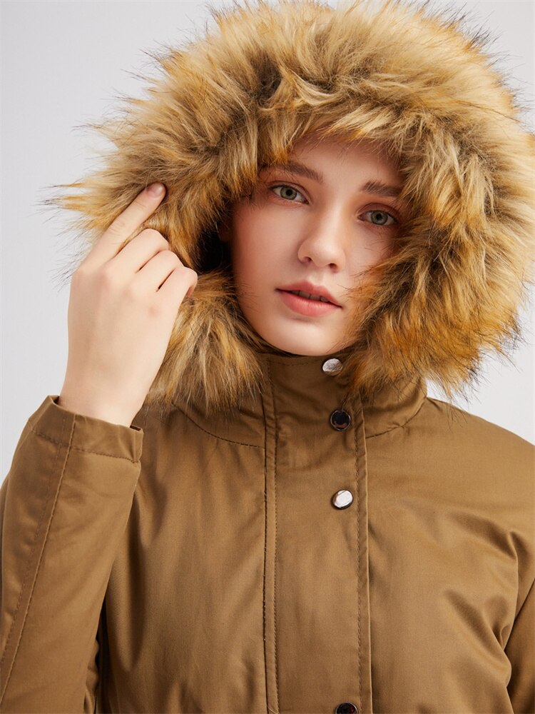 "Olga" Lässiger Winterparka