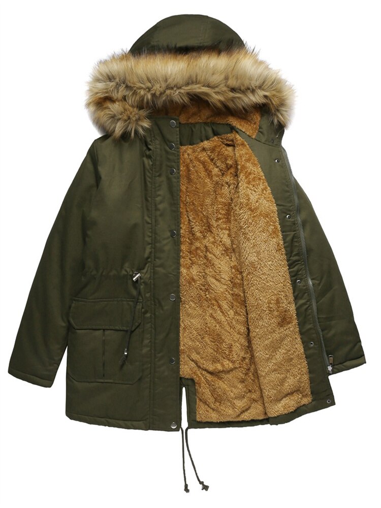 "Olga" Lässiger Winterparka