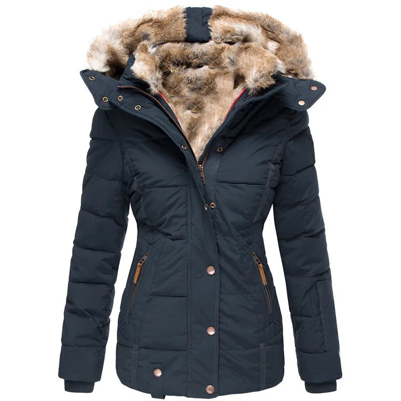 Hanne - Fellgefütterte Winterjacke