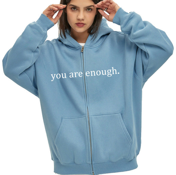 Plus Size Sweatshirts mit Reissverschluss