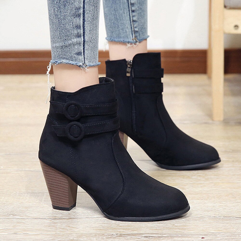 "Selena" Klassische Ankle Boots