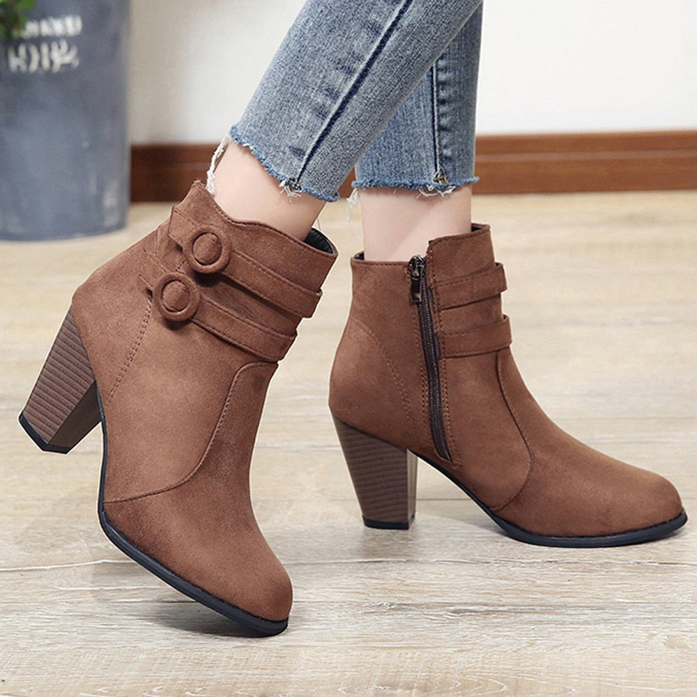 "Selena" Klassische Ankle Boots