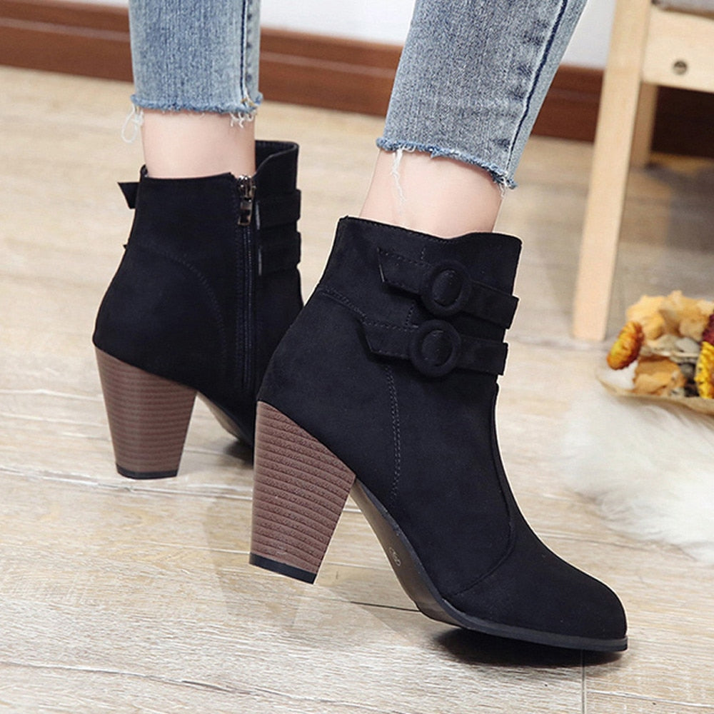 "Selena" Klassische Ankle Boots