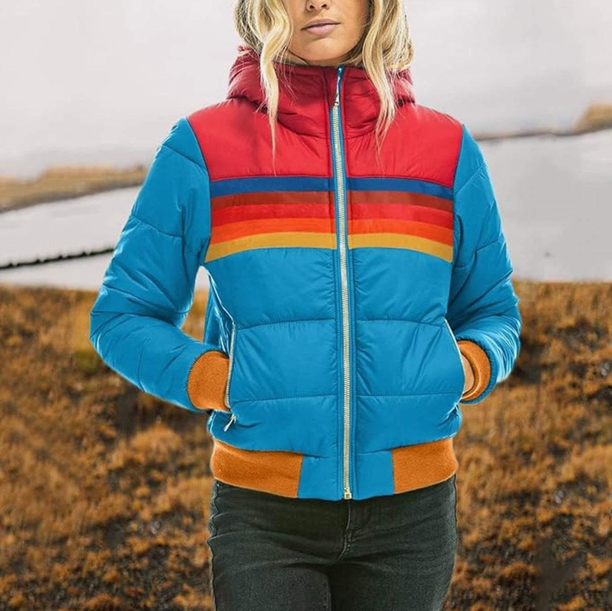 Tessa™ | Retro Parka mit Kunstfellkapuze für Damen