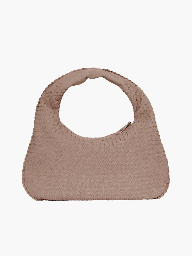 Gewebte suede Tasche XL