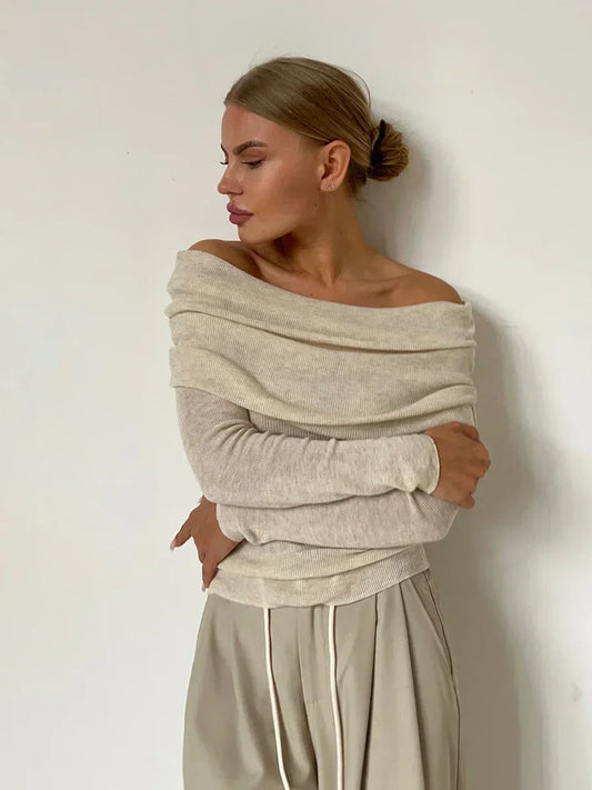 Katia - Off Shoulder Pullover