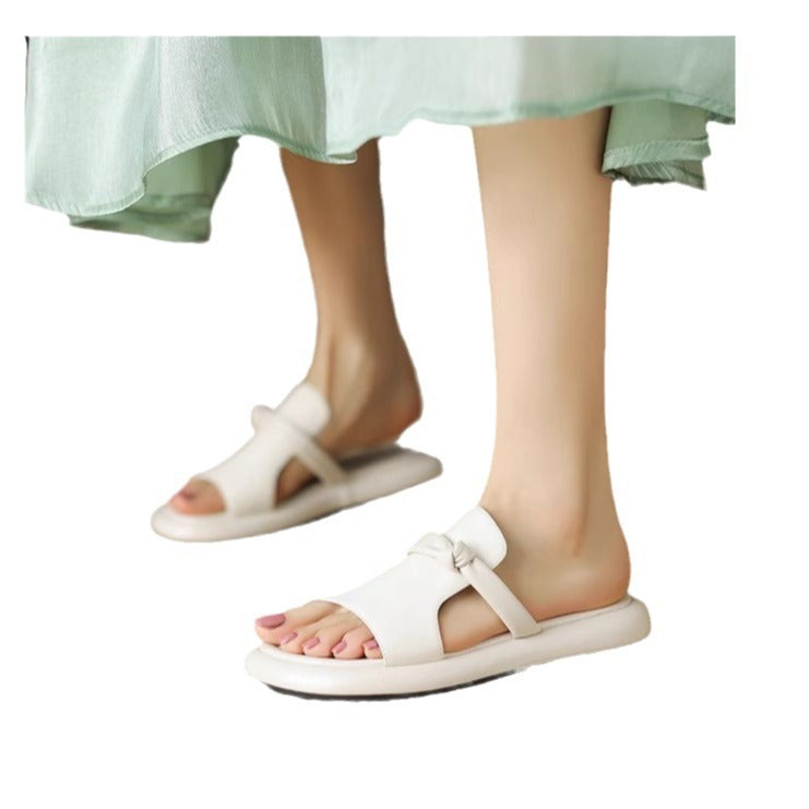 Damen Slipper aus weichem Leder