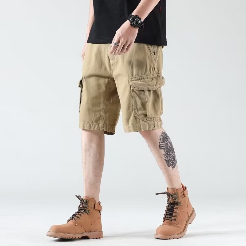 Männer schwere verschleißfeste Overalls Shorts