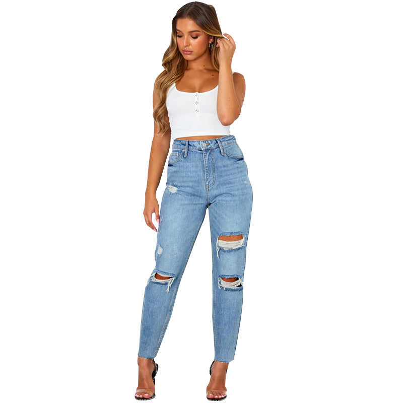 Damenmode blaue Jeans