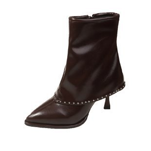 Stylische Lederstiefel mit Quaste