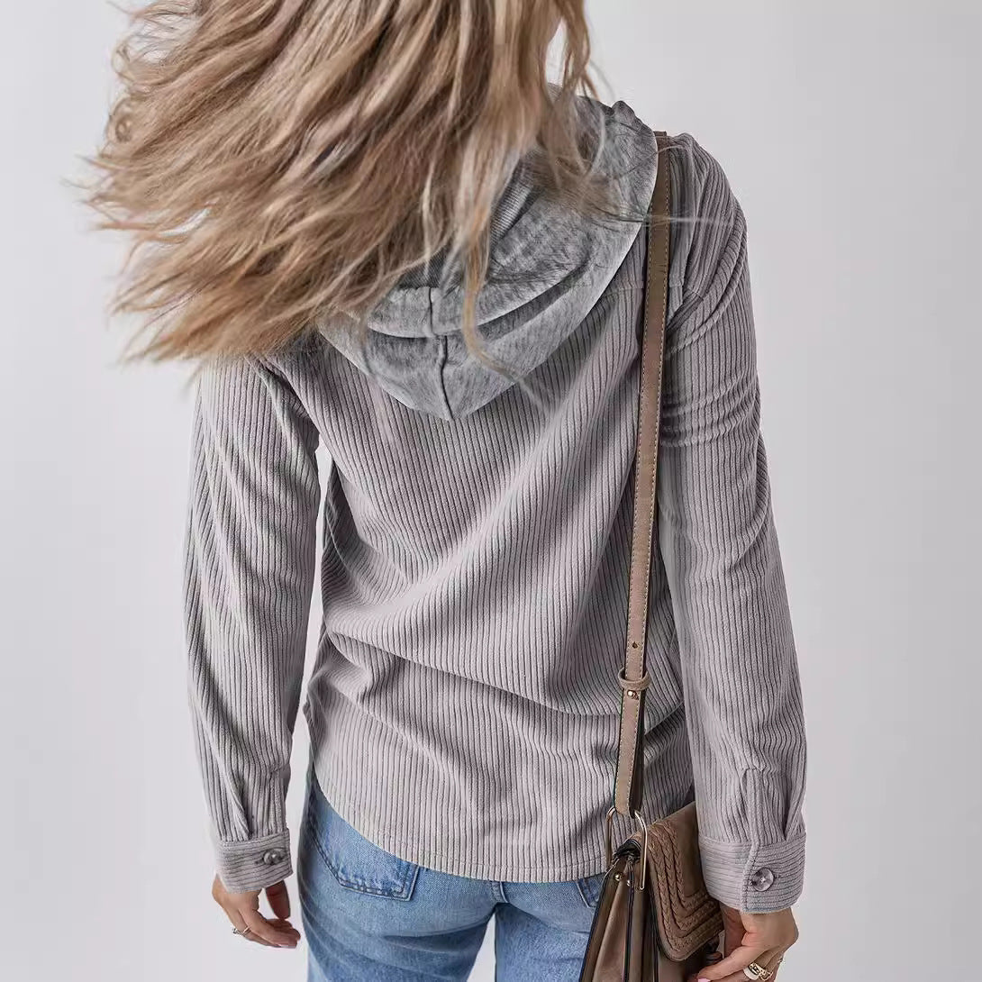 Diese Saison Frauen warm mit Kapuze Cardigan