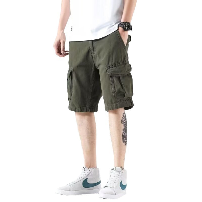 Männer schwere verschleißfeste Overalls Shorts