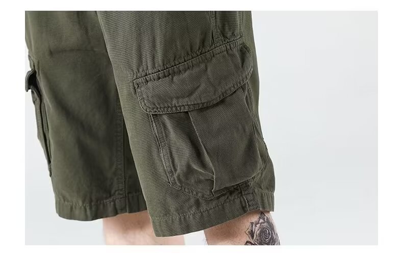 Männer schwere verschleißfeste Overalls Shorts