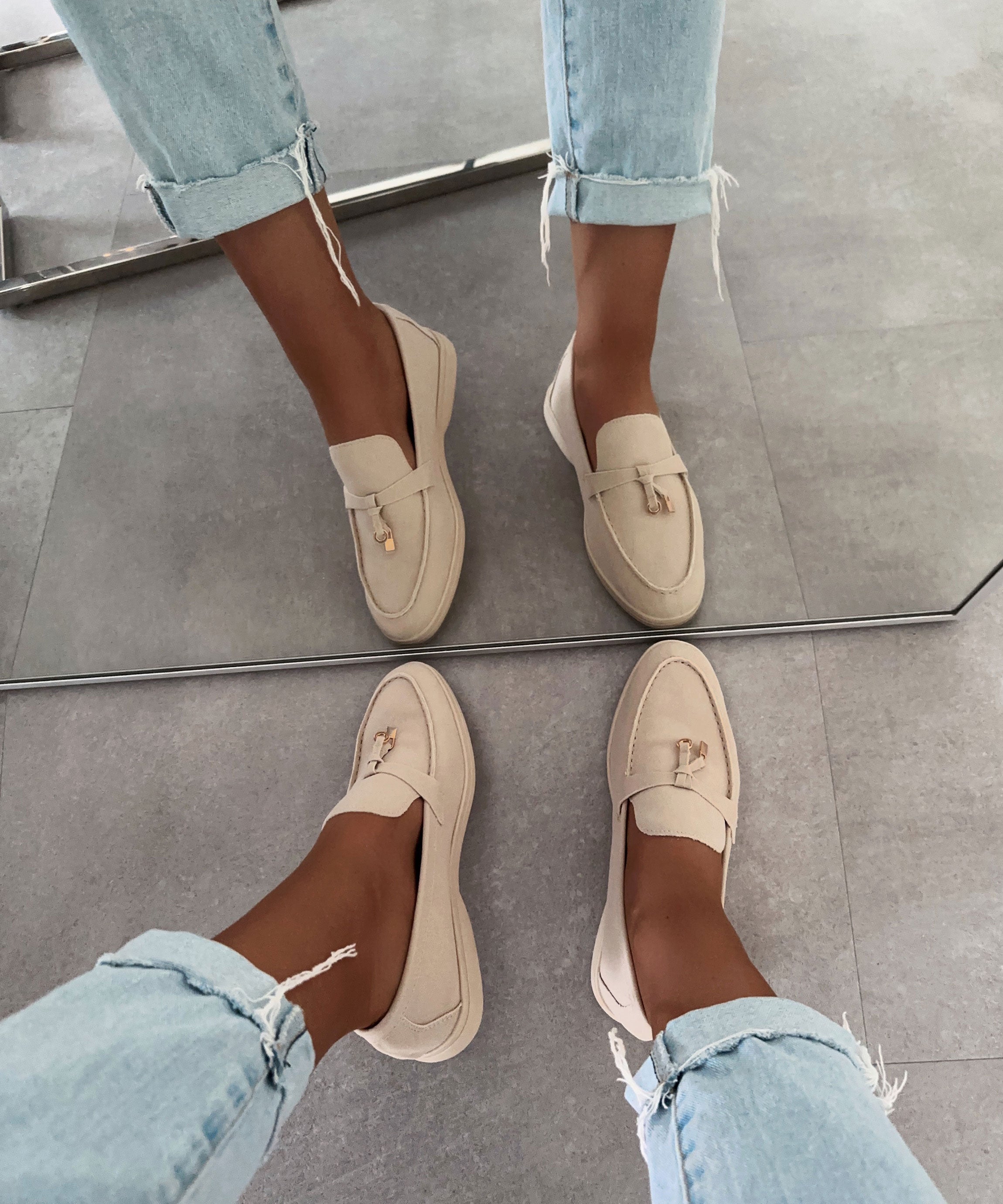 Elegant Beige Frauen Schuhe