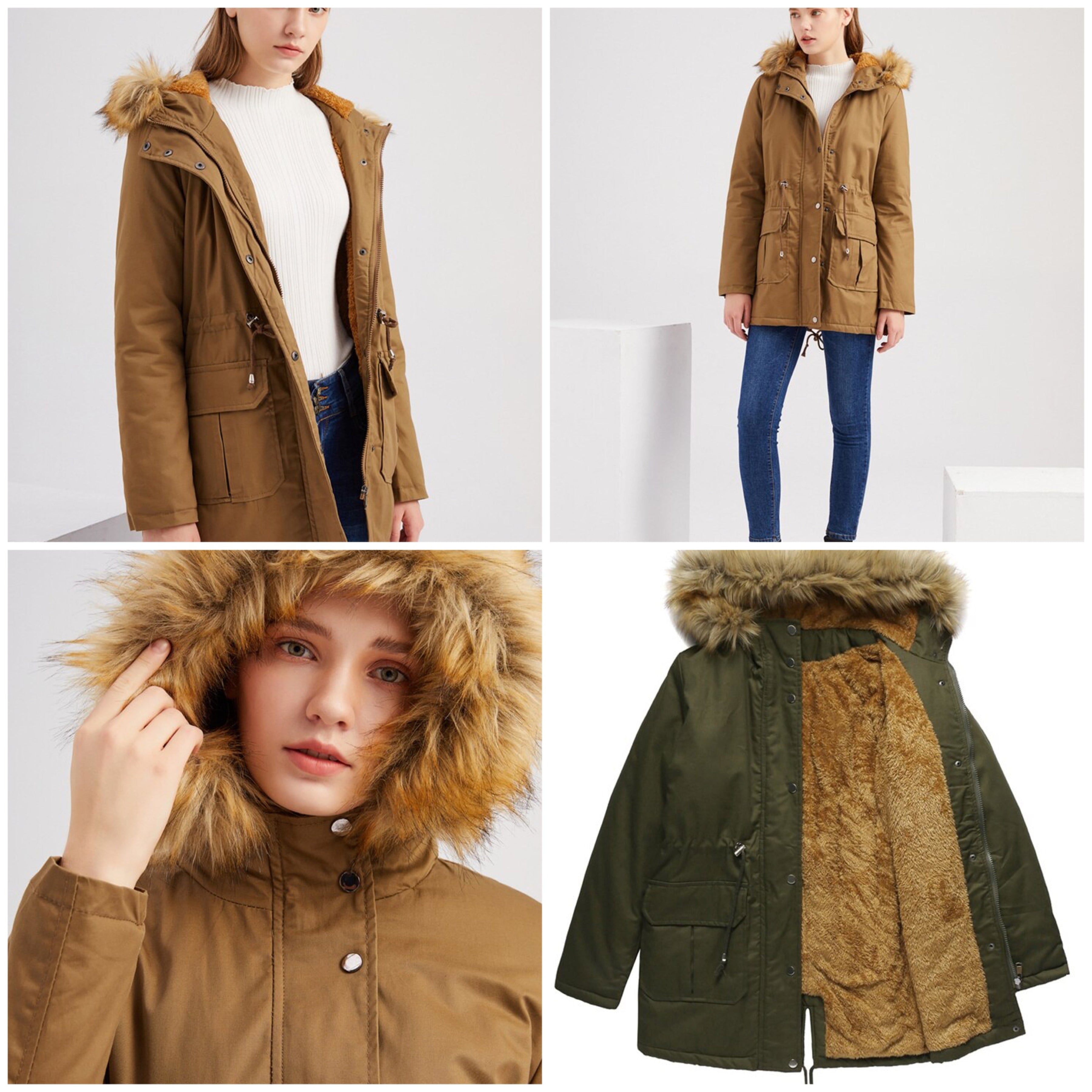 "Olga" Lässiger Winterparka