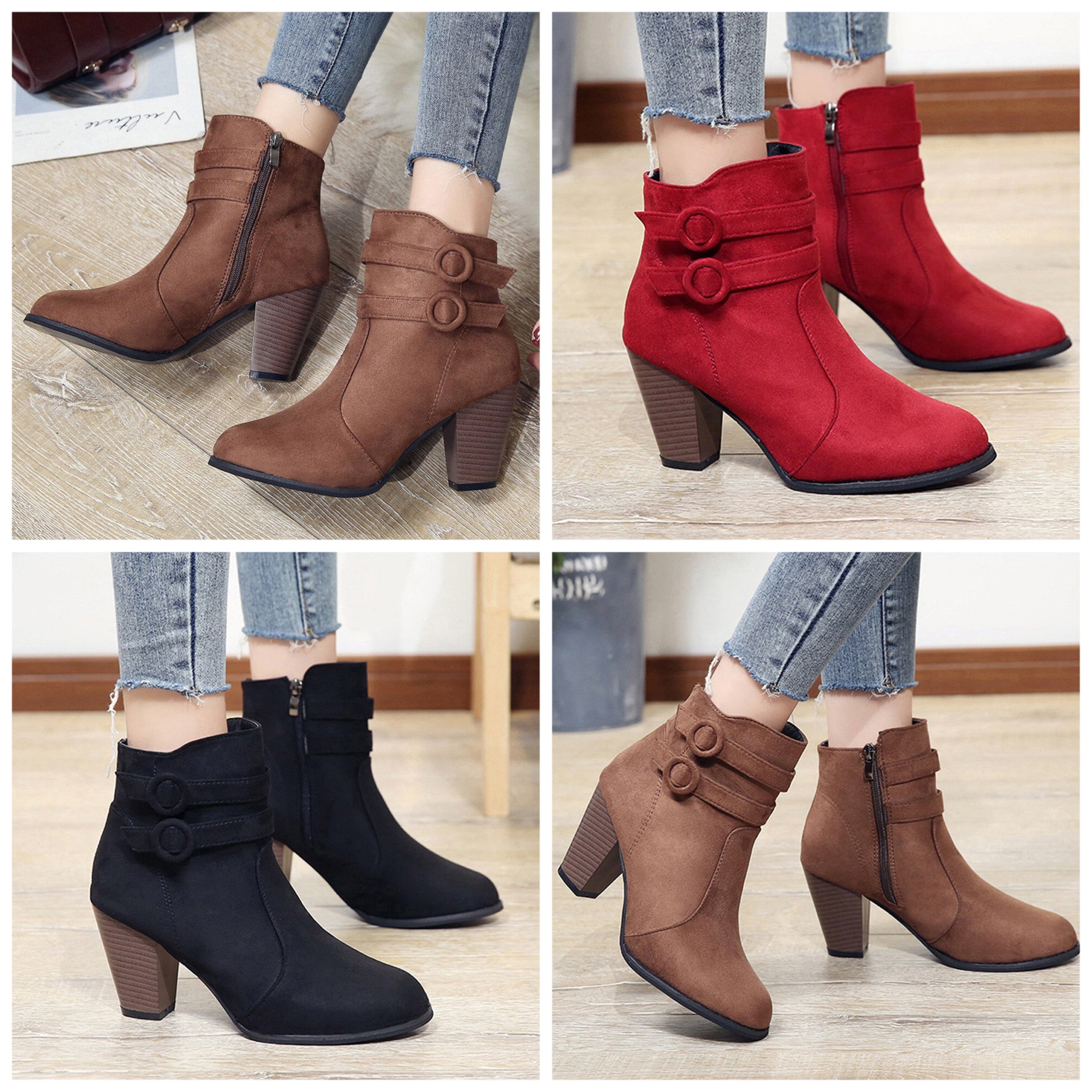 "Selena" Klassische Ankle Boots