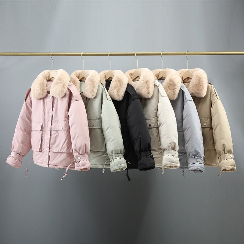 "Chloe" Lässige Parka Jacke